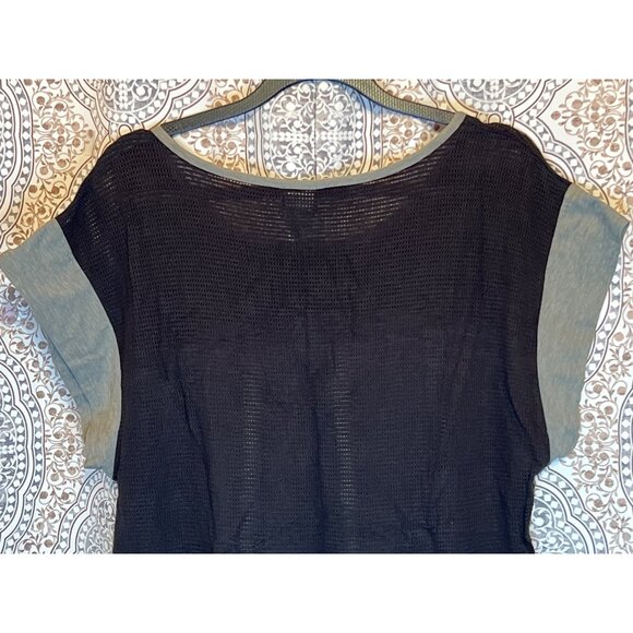 Champion Womens Mesh Panel Colorblock Top Size M - Picture 5 of 8